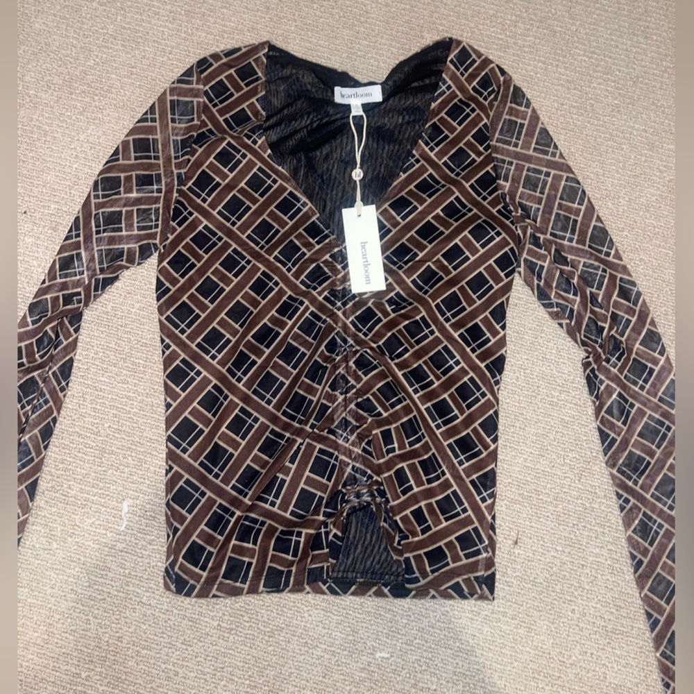 Heartloom mesh long sleeve